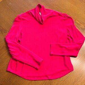 By Anthropologie Fuchsia cowl neck sweater Large